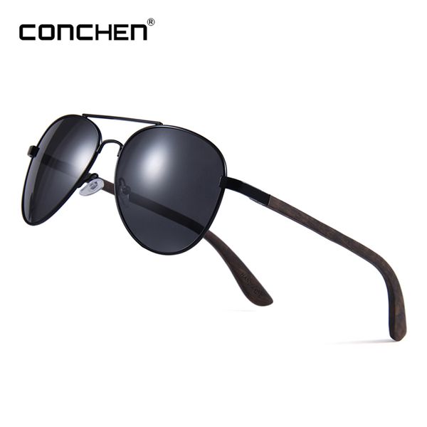 conchen wood sunglasses men polarized pilot style with spring hinge sun glasses women, White;black
conchen wood sunglasses men polarized pilot style with spring hinge sun glasses women, White;black
