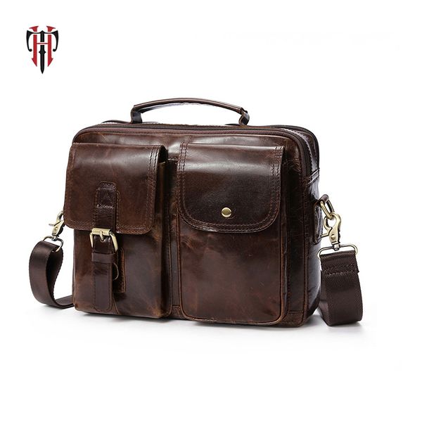 tianhoo genuine leather bag shoulder & handle men bags oil-cowwide layer leather gift bag travel out bags water proof briefcase
tianhoo genuine leather bag shoulder & handle men bags oil-cowwide layer leather gift bag travel out bags water proof briefcase