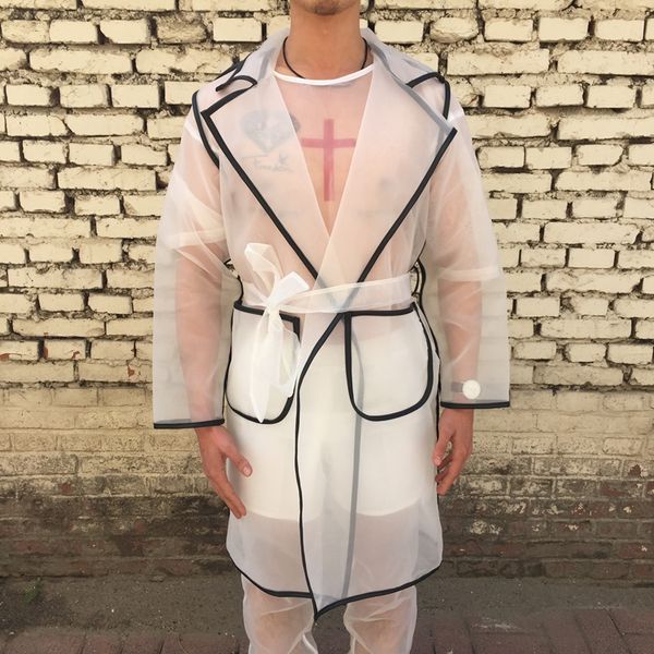 clear transparent long trench man costumes club bar heap hip hop music festival long coat male, Tan;black
clear transparent long trench man costumes club bar heap hip hop music festival long coat male, Tan;black