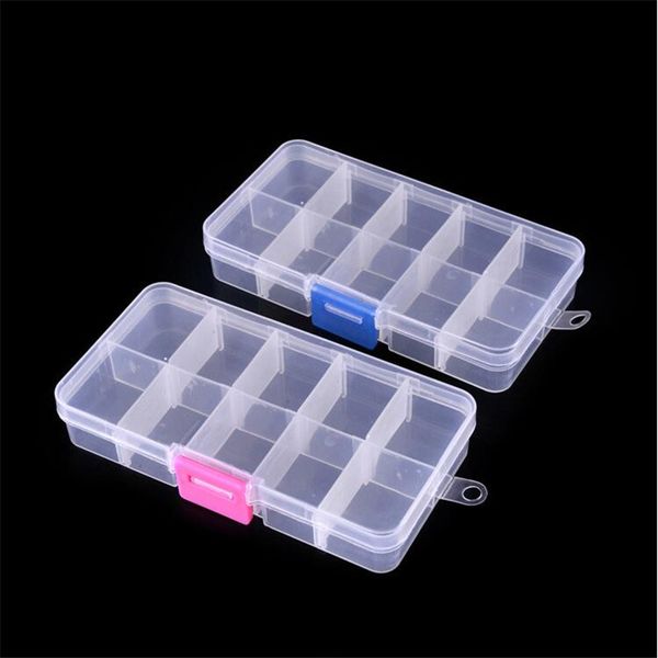 10 grids jewelry storage box plastic transparent display case organizer holder for beads ring earrings jewelry
10 grids jewelry storage box plastic transparent display case organizer holder for beads ring earrings jewelry