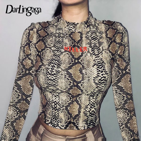 darlingaga fashion snake print long sleeve shirt women snakeskin female t-shirt winter letter t shirt tees snake clothing, White
darlingaga fashion snake print long sleeve shirt women snakeskin female t-shirt winter letter t shirt tees snake clothing, White
