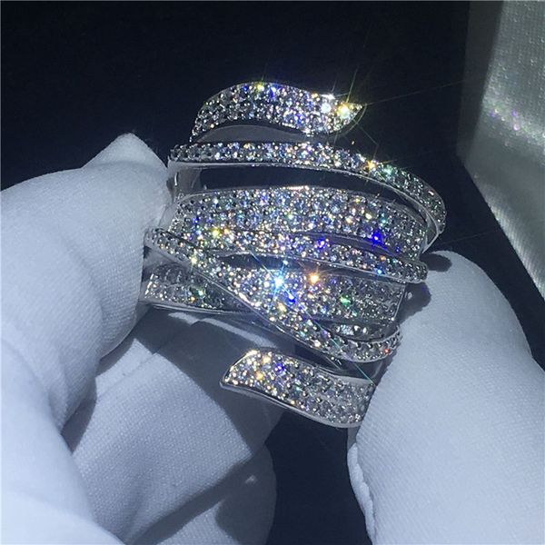 vecalon handmade big cross ring 170pcs 5a zircon cz 925 sterling silver engagement wedding band rings for women bridal gift, Slivery;golden
vecalon handmade big cross ring 170pcs 5a zircon cz 925 sterling silver engagement wedding band rings for women bridal gift, Slivery;golden