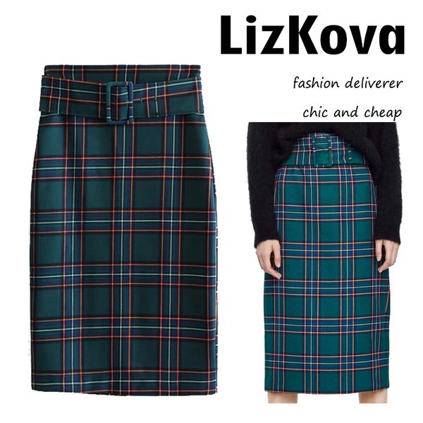 high waist plaid straight skirt office lady fromal work skirt autumn winter women belt bottom faldas mujer moda 2018, Black
high waist plaid straight skirt office lady fromal work skirt autumn winter women belt bottom faldas mujer moda 2018, Black