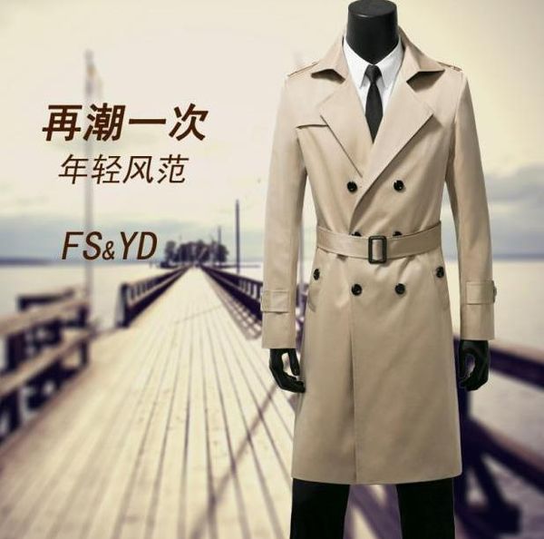 2018 new designer korean mens double-breasted trench coats man long coat men clothes slim overcoat long sleeve beige big size, Tan;black
2018 new designer korean mens double-breasted trench coats man long coat men clothes slim overcoat long sleeve beige big size, Tan;black