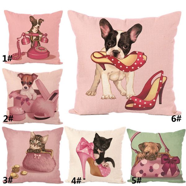 new linen cushion decorative pillow case cover animal pink dog cat pillow cover car sofa home textile home decoration wx9-722
new linen cushion decorative pillow case cover animal pink dog cat pillow cover car sofa home textile home decoration wx9-722