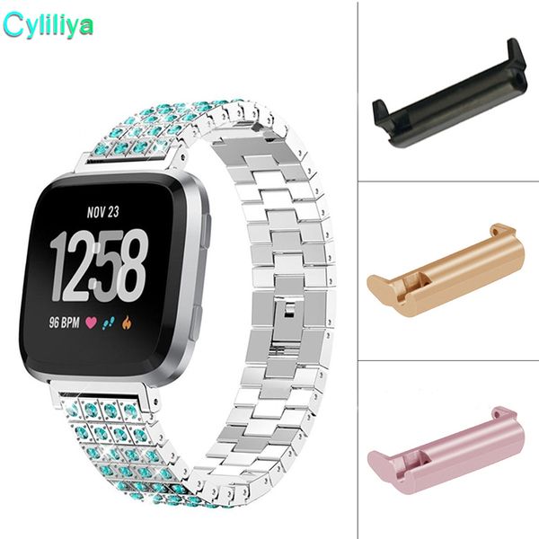 Wri tband tainle teel band trap adaper connector for fitbit ver a watch epacket hipping 4 kind colour
Wri tband tainle teel band trap adaper connector for fitbit ver a watch epacket hipping 4 kind colour