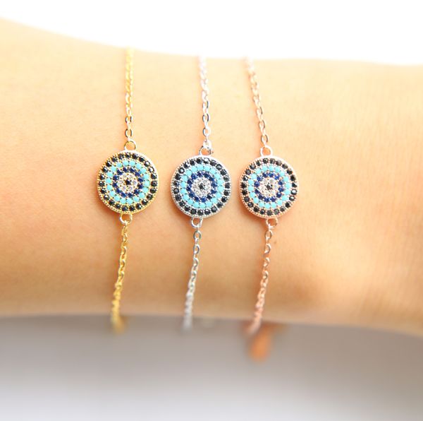 colored cz round disco disk charm bracelet 925 sterling silver simple lucky evil eye jewelry, Golden;silver
colored cz round disco disk charm bracelet 925 sterling silver simple lucky evil eye jewelry, Golden;silver