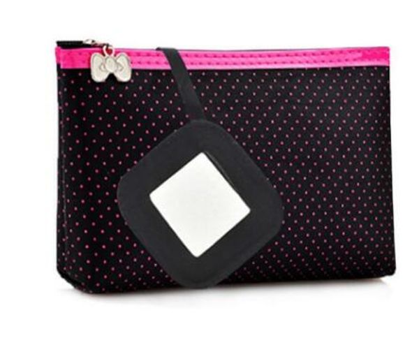 women cosmetic bag rectangle shaped dots pattern portable fashion function beauty travel make up bag makeup wash kit case
women cosmetic bag rectangle shaped dots pattern portable fashion function beauty travel make up bag makeup wash kit case