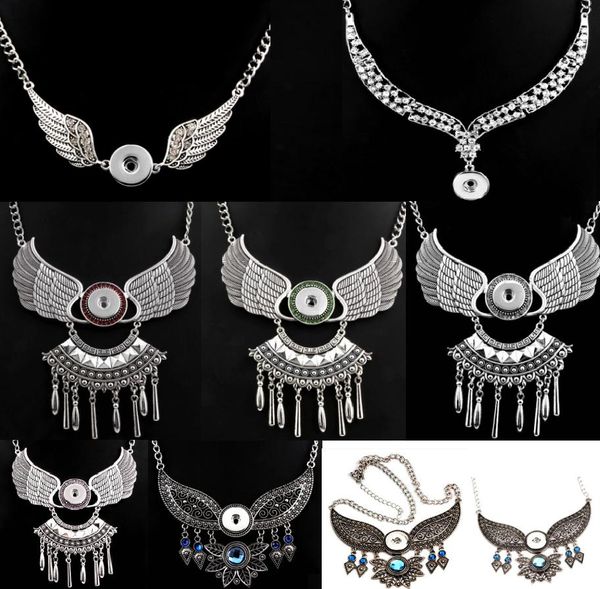 2020 fashion wings with 18mm round snap button necklace diy jewelry wholesale ing, Silver
2020 fashion wings with 18mm round snap button necklace diy jewelry wholesale ing, Silver