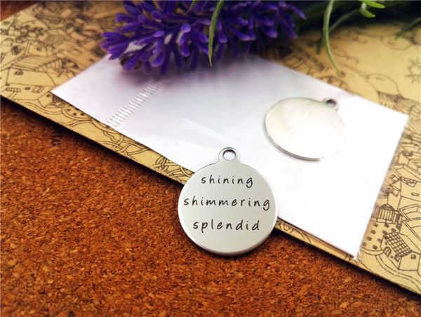 40pcs--"shinning shimmering splendid"stainless steel charms more style for choosing diy charms pendants for necklace, Bronze;silver
40pcs--"shinning shimmering splendid"stainless steel charms more style for choosing diy charms pendants for necklace, Bronze;silver