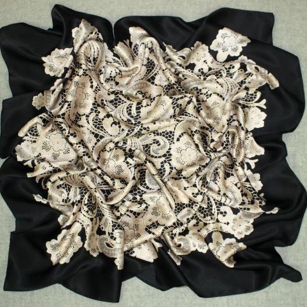 new girl women lace floral satin silk scarf 90 square scarves neckerchiefs 12mm thick #4062, Blue;gray
new girl women lace floral satin silk scarf 90 square scarves neckerchiefs 12mm thick #4062, Blue;gray