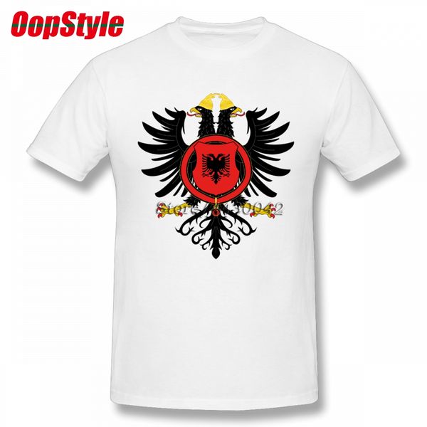 royal coat of arms of albania t-shirt for men short sleeve cotton plain custom tee, White;black
royal coat of arms of albania t-shirt for men short sleeve cotton plain custom tee, White;black