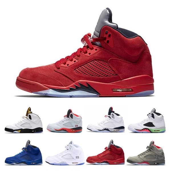 2019 5s Classic 5 basketball shoes white cement black metallic red blue suede Oreo sneakers for mens designer shoes
2019 5s Classic 5 basketball shoes white cement black metallic red blue suede Oreo sneakers for mens designer shoes