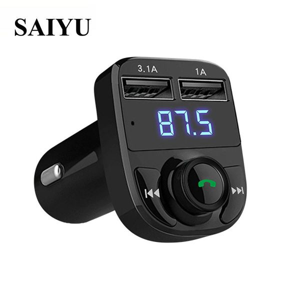 saiyu bluetooth car kit mp3 music player 12~24v fm transmitter wireless radio adapter dual usb charger dropshipping
saiyu bluetooth car kit mp3 music player 12~24v fm transmitter wireless radio adapter dual usb charger dropshipping