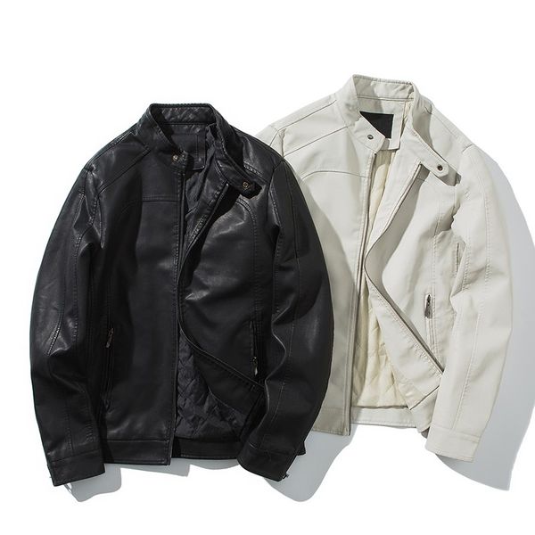 feitong new fashion men coat autumn winter leather coat blouse jackets male warm clothes biker motorcycle zipper outwear, Black;brown
feitong new fashion men coat autumn winter leather coat blouse jackets male warm clothes biker motorcycle zipper outwear, Black;brown