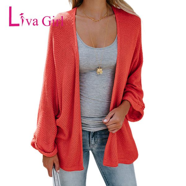 liva girl women fashion casual plus size knitted cardigan 2018 autumn winter women's sweaters coat long sleeve sueter mujer 4xl, White;black
liva girl women fashion casual plus size knitted cardigan 2018 autumn winter women's sweaters coat long sleeve sueter mujer 4xl, White;black