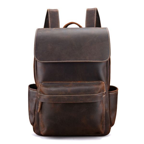 luxury vintage durable quality crazy horse leather men backpack casual genuine leather men's travel bags
luxury vintage durable quality crazy horse leather men backpack casual genuine leather men's travel bags