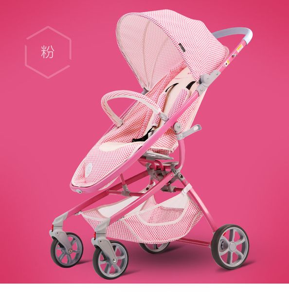 baby stroller high landscape light folding pushchair can sit and lie can check the baby umbrella carriage
baby stroller high landscape light folding pushchair can sit and lie can check the baby umbrella carriage