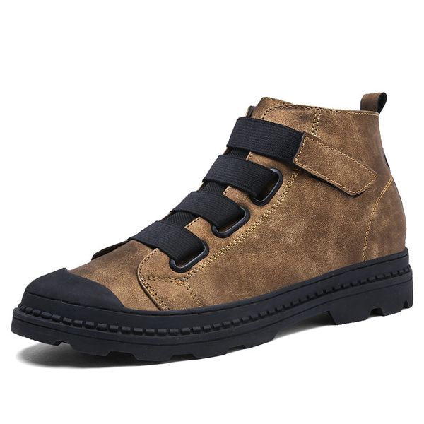 genuine leather men ankle boots breathable martin boots man leather high shoes outdoor casual shoes botas homme, Black
genuine leather men ankle boots breathable martin boots man leather high shoes outdoor casual shoes botas homme, Black
