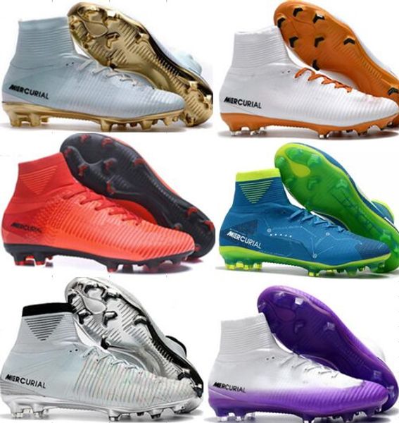cristiano ronaldo mercurial superfly v fg cr7 football boots white golden soccer shoes mens training sneakers soccer cleats
cristiano ronaldo mercurial superfly v fg cr7 football boots white golden soccer shoes mens training sneakers soccer cleats