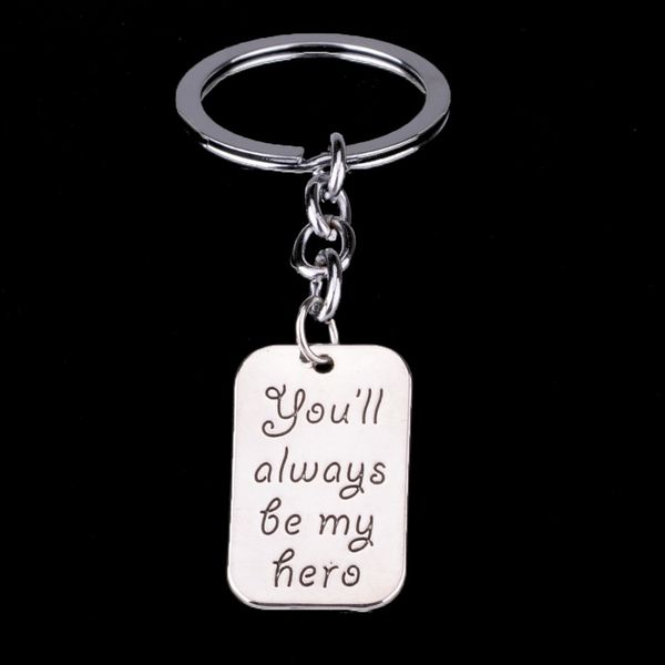 12 pc/lot you'll always be my hero charm keychain key holder family men father's day keyring jewelry daddy dad papa gift key fob, Silver
12 pc/lot you'll always be my hero charm keychain key holder family men father's day keyring jewelry daddy dad papa gift key fob, Silver
