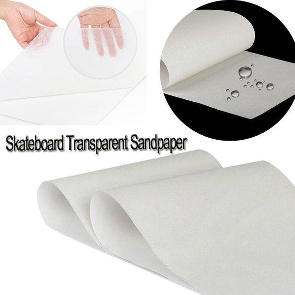 1pc transparent longboard sandpaper grip tape 126*26.5cm thickened pvc breathable anti-fracture clear skateboard sandpaper
1pc transparent longboard sandpaper grip tape 126*26.5cm thickened pvc breathable anti-fracture clear skateboard sandpaper