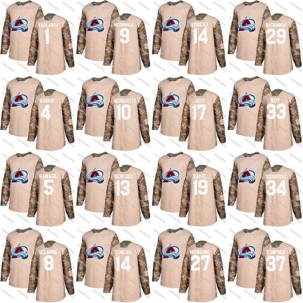 Colorado Avalanche 2017 Camo Veterans Day 9 Lanny McDonald 19 Joe Sakic 17 Tyson Jost Teemu Selanne 29 Nathan MacKinnon Tyson Barrie Jersey
Colorado Avalanche 2017 Camo Veterans Day 9 Lanny McDonald 19 Joe Sakic 17 Tyson Jost Teemu Selanne 29 Nathan MacKinnon Tyson Barrie Jersey