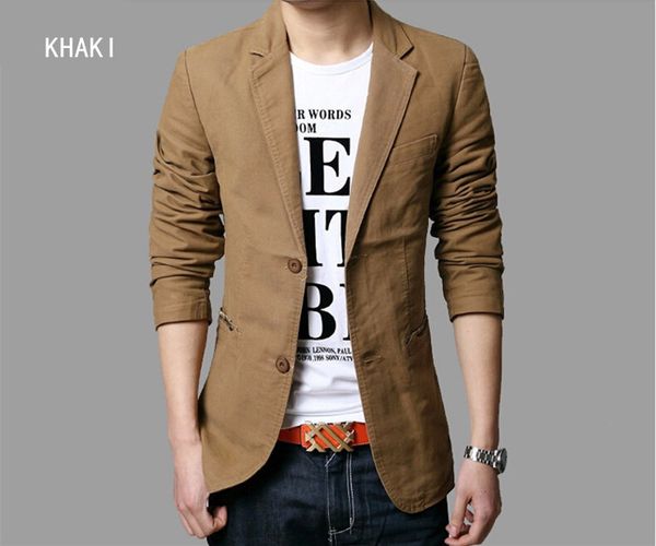 men's casual blazers 2018 leisure suit fashion slim fitted male blazers single breasted costume homme nz364, White;black
men's casual blazers 2018 leisure suit fashion slim fitted male blazers single breasted costume homme nz364, White;black
