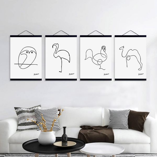 picasso minimalist abstract line drawing canvas print poster animal shape wall picture home decor painting no frame
picasso minimalist abstract line drawing canvas print poster animal shape wall picture home decor painting no frame