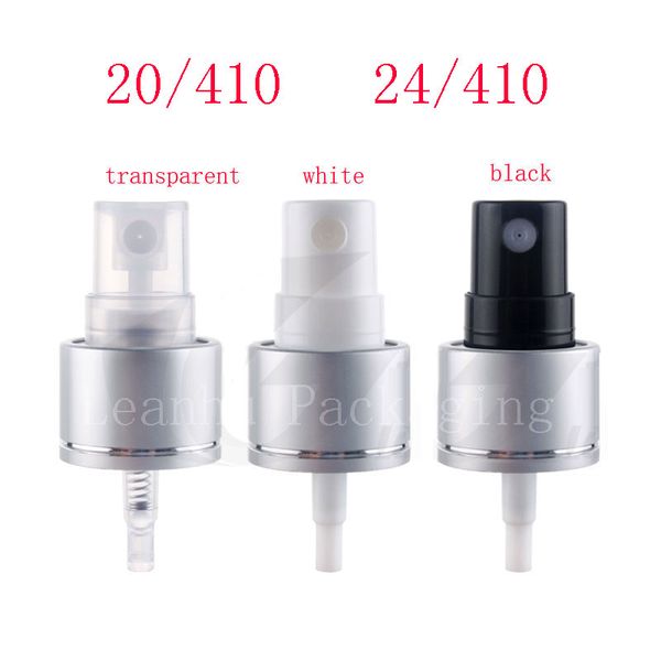 20 / 410 24 / 410 non spill silver gold aluminum collar mist spray pump for cosmetic bottle , metal perfume pump fine sprayer
20 / 410 24 / 410 non spill silver gold aluminum collar mist spray pump for cosmetic bottle , metal perfume pump fine sprayer