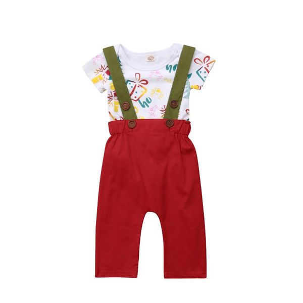 toddler baby girls boys pretty clothes sets 2pcs christmas short sleeve print romper +overalls pants outfit party sets, White
toddler baby girls boys pretty clothes sets 2pcs christmas short sleeve print romper +overalls pants outfit party sets, White