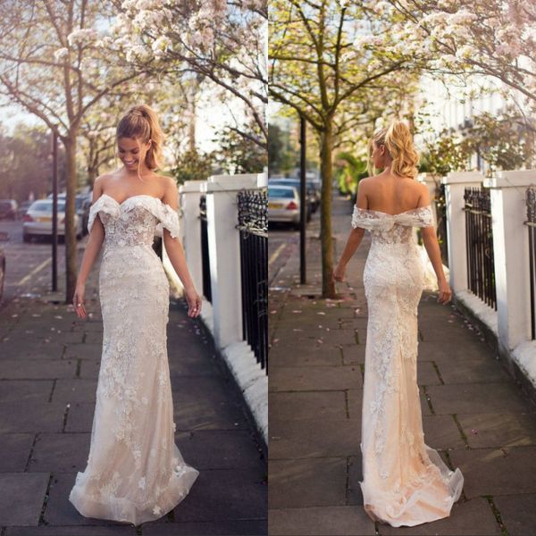 2019 mermaid wedding dresses off the shoulder lace beaded appliqued sweep train lace wedding dress bridal gowns, White
2019 mermaid wedding dresses off the shoulder lace beaded appliqued sweep train lace wedding dress bridal gowns, White