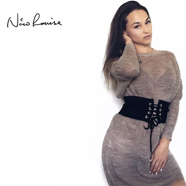 2018 spring autumn women sweater dress female bat sleeve oversize pullovers knitting for girls loose wool knitwear pull femme, White;black
2018 spring autumn women sweater dress female bat sleeve oversize pullovers knitting for girls loose wool knitwear pull femme, White;black
