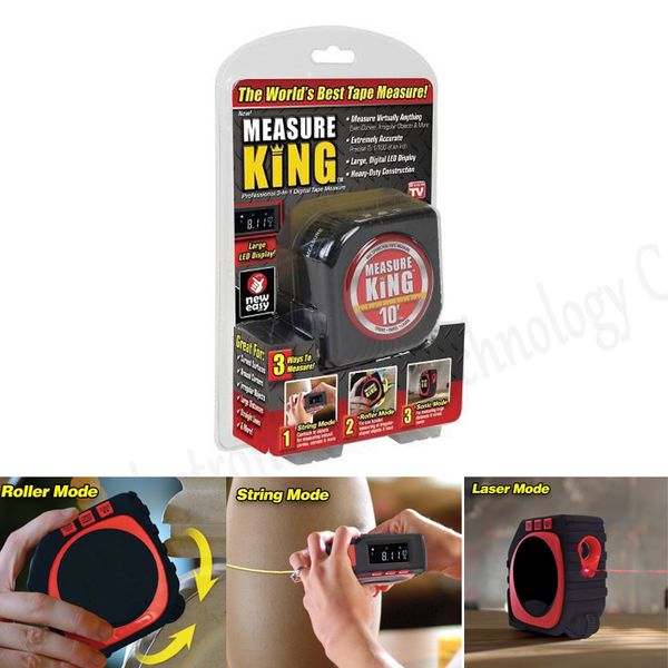 1pc precise measure king 3-in-1 digital tape measure string mode sonic mode & roller universal 3 in 1 measuring tools king
1pc precise measure king 3-in-1 digital tape measure string mode sonic mode & roller universal 3 in 1 measuring tools king