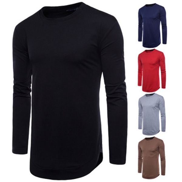 Spring Top Clothing Men Long sleeve Pure Color Basic T-shirt with Straight Barrel Style S-2XL Eur Size
Spring Top Clothing Men Long sleeve Pure Color Basic T-shirt with Straight Barrel Style S-2XL Eur Size