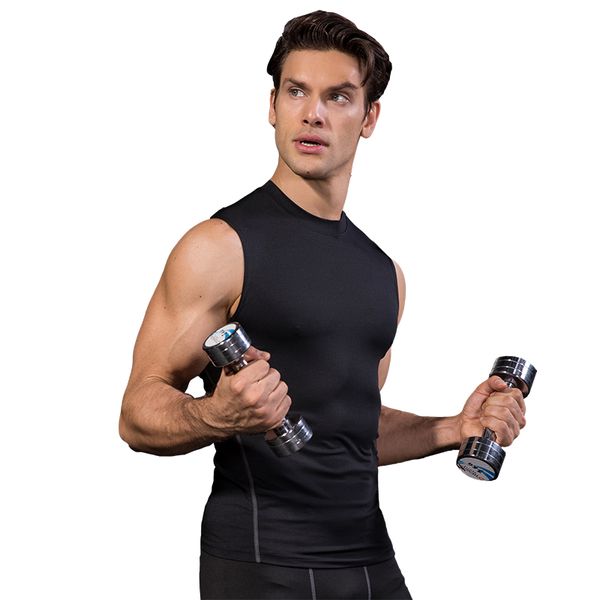 quick dry running vest training workout tank fitness tights gym men sport suit sleeveless man' t-shirt, White;black
quick dry running vest training workout tank fitness tights gym men sport suit sleeveless man' t-shirt, White;black