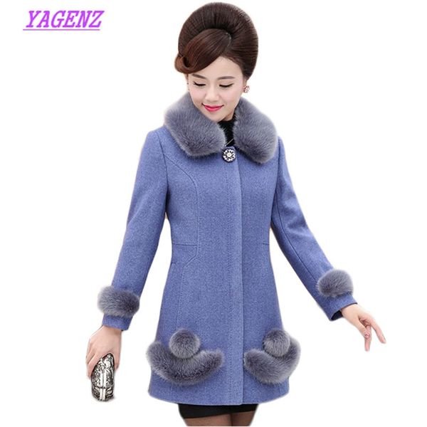 new plus size women woolen jacket fashion big fur collar winter wool coat women's leisure warm overcoats 5xl b993, Black
new plus size women woolen jacket fashion big fur collar winter wool coat women's leisure warm overcoats 5xl b993, Black