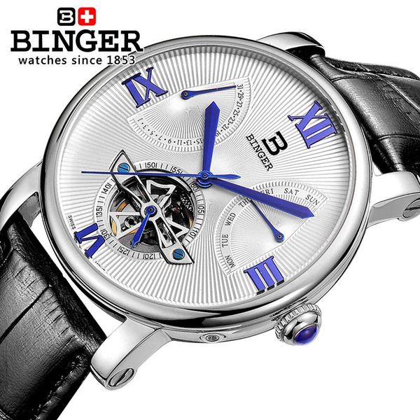 switzerland binger skeleton automatic watch men 100m waterproof mens mechanical watches wristwatches, Slivery;brown
switzerland binger skeleton automatic watch men 100m waterproof mens mechanical watches wristwatches, Slivery;brown