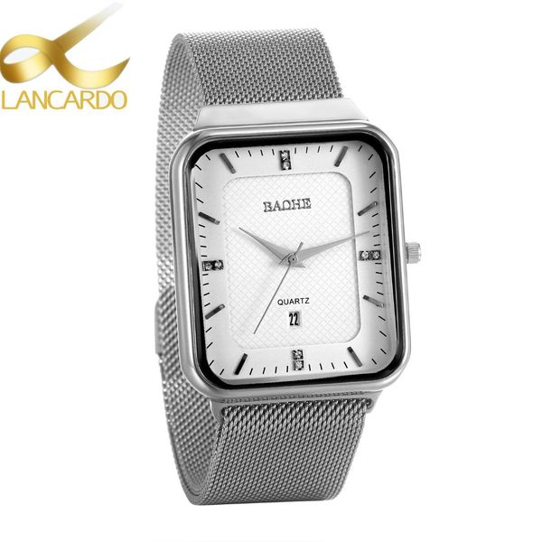 lancardo fashion modern silver women stainless steel quartz wristwatch men's watch 2018 simple reloj clock relogio, Slivery;brown
lancardo fashion modern silver women stainless steel quartz wristwatch men's watch 2018 simple reloj clock relogio, Slivery;brown