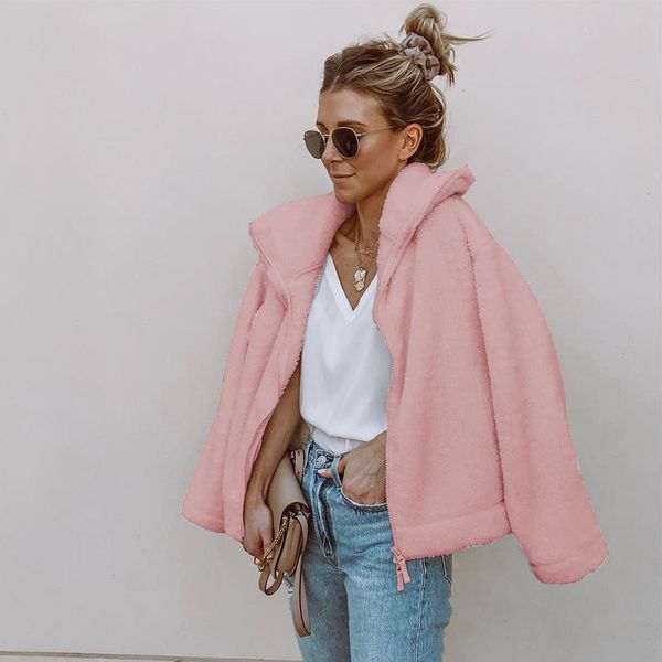 2018 winter fashion streetwear women zipper coats faux fur teddy bear plus size solid female autumn warn long sleeve coat, Black
2018 winter fashion streetwear women zipper coats faux fur teddy bear plus size solid female autumn warn long sleeve coat, Black