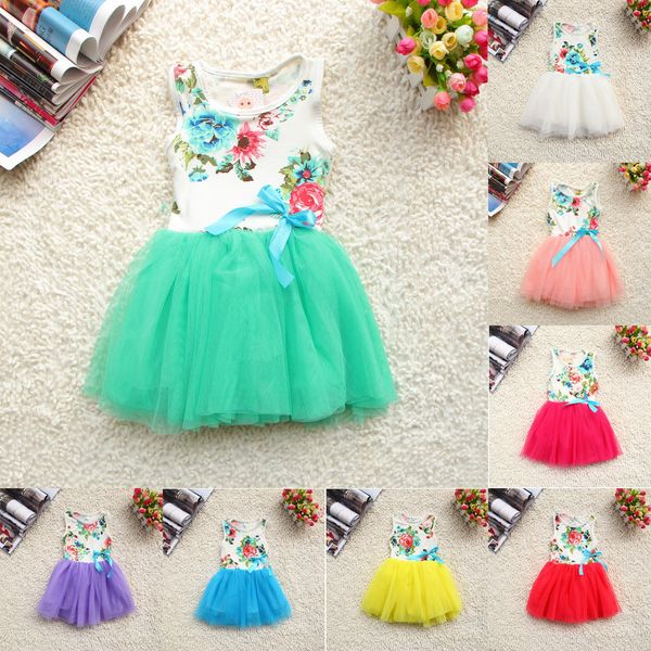 2018 new girls baby kids toddlers summer floral print dress bow sleeveless tutu dress children's clothing, Red;yellow
2018 new girls baby kids toddlers summer floral print dress bow sleeveless tutu dress children's clothing, Red;yellow