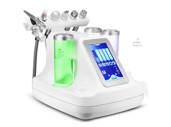 

5 6 7 in 1 bio rf cold hammer hydro microdermabra ion water hydra dermabra ion pa facial kin pore cleaning machine dhl fedex