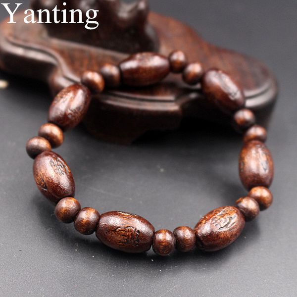 yanting vintage wood bracelets for women men jewelry elastic bracelet gift accessories 2018 new brown beads bracelet 004, Black
yanting vintage wood bracelets for women men jewelry elastic bracelet gift accessories 2018 new brown beads bracelet 004, Black