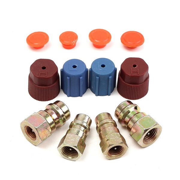 4 kinds a/c 3/8 7/16 port adapter retrofit r12 port to r134a with caps valves durable quality
4 kinds a/c 3/8 7/16 port adapter retrofit r12 port to r134a with caps valves durable quality