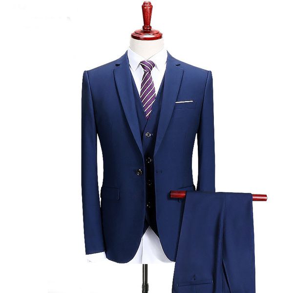 2018 custom made men suit royle blue smart casual business suit wedding suits slim fit formal groom tuxedo 3piece man jacket+pants+vest, Black;gray
2018 custom made men suit royle blue smart casual business suit wedding suits slim fit formal groom tuxedo 3piece man jacket+pants+vest, Black;gray