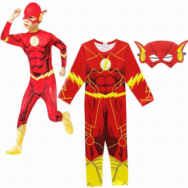 boy the flash cosplay muscle printed fancy dress kids party halloween flash cosplay costumes boy jumpsuits+mask 2pcs, Black;red
boy the flash cosplay muscle printed fancy dress kids party halloween flash cosplay costumes boy jumpsuits+mask 2pcs, Black;red