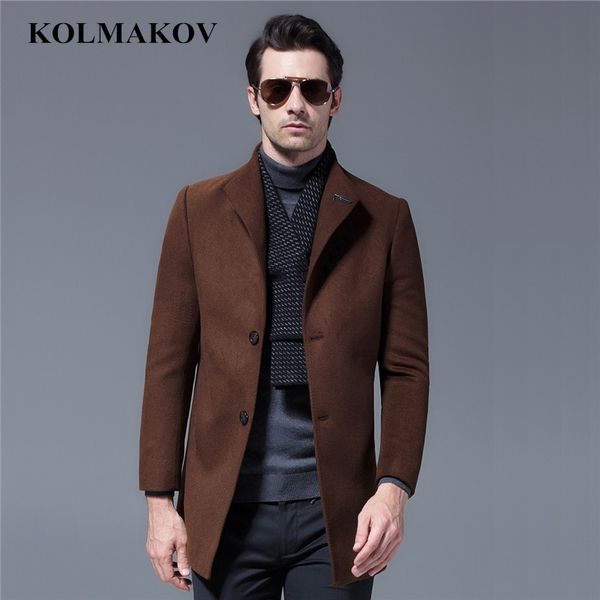 kolmakov 2018 men's woolen coats with detachable scarf collar mens autumn overcoat classic business casual wool jackets m-3xl, Black
kolmakov 2018 men's woolen coats with detachable scarf collar mens autumn overcoat classic business casual wool jackets m-3xl, Black