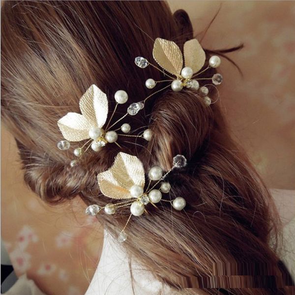 Alloy Leaf Floral Hairpins Crystal Pearl Hair Combs Wedding Hairr Accessories Jewelry for Women Bridal Hairpinn forr Brides, Golden;silver
Alloy Leaf Floral Hairpins Crystal Pearl Hair Combs Wedding Hairr Accessories Jewelry for Women Bridal Hairpinn forr Brides, Golden;silver