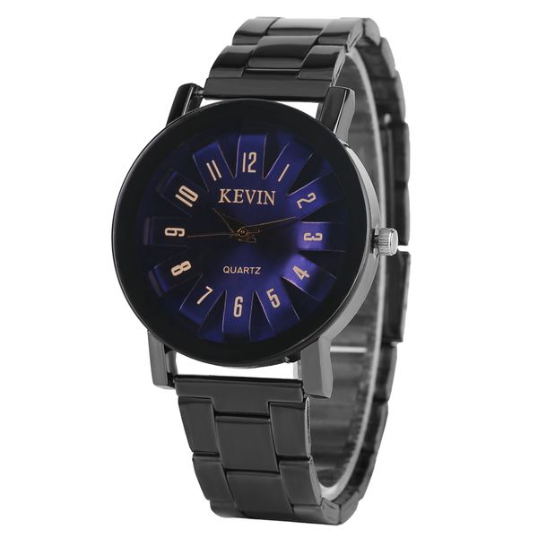 kevin men' s quartz wrist watch blue / red elegent dial with black stainless steel watches strap simple design, Slivery;brown
kevin men' s quartz wrist watch blue / red elegent dial with black stainless steel watches strap simple design, Slivery;brown