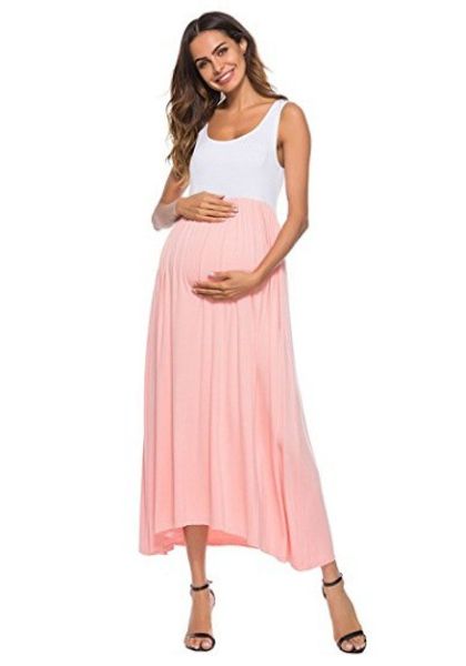 summer maternity dress pregnancy women casual splicing o-neck long dresses for pregnant mother maternal dress sleeveless, White
summer maternity dress pregnancy women casual splicing o-neck long dresses for pregnant mother maternal dress sleeveless, White